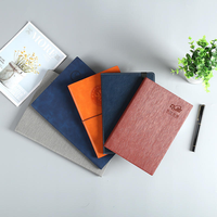 Carnet de notes A5 en cuir PU à couverture rigide, reliure à anneaux, pour procès-verbaux de réunion, agenda de bureau et scolaire, 100 feuilles, logo personnalisé