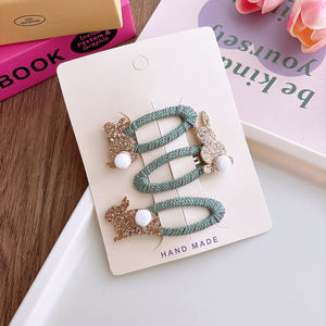 Set de Pinzas para el Cabello <span class=keywords><strong>MIO</strong></span>, Pinzas con Brillantina, Pinzas Huecas con Forma de Conejo y Estrella, Pinzas Laterales para Niñas - Product Image 6