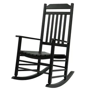 Chaise longue de soleil durable de chaise à <span class=keywords><strong>bascule</strong></span> de porche en <span class=keywords><strong>bois</strong></span> solide de haute lamelle avec la caractéristique à <span class=keywords><strong>bascule</strong></span> confortable - Product Image 1