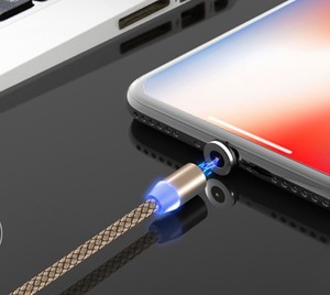 Cable magnético 3 en 1 para iphone, cable magnético <span class=keywords><strong>micro</strong></span> tipo c de 1 m y 3 pies - Product Image 5