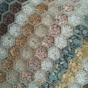D8-10MM pequeño tamaño arcoíris Tumbled Pebble, mármol piedra <span class=keywords><strong>triturada</strong></span> <span class=keywords><strong>grava</strong></span> - Product Image 2