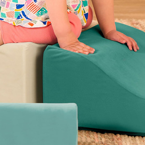 Structure de jeu en mousse multifonctionnelle pour enfants, toboggan d'escalade, forme géométrique, jouet d'intérieur unisexe - Product Image 4