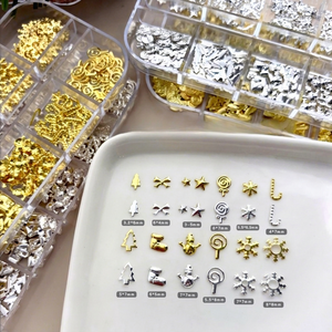 Décorations d'ongles 3D en gelée pour Noël, très populaires, pour salons de manucure, marque OME - Product Image 1