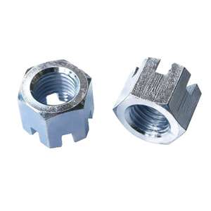 Tuerca de Castillo hexagonal ranurada, M14x1m <span class=keywords><strong>din</strong></span> <span class=keywords><strong>935</strong></span> titanio 304 acero inoxidable ss 201 - Product Image 3