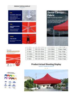 Stand publicitaire personnalisé à montage rapide, imprimé sur mesure pour salons professionnels et événements - Product Image 4