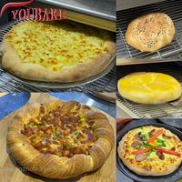 Four à pizza professionnel à convection avec brûleur Olympia pour les chaînes de magasins