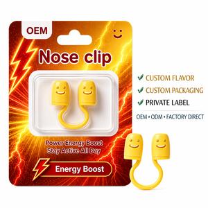 Clip Nasal de Silicona Portátil con Aroma a Menta y Uva, Inhalador Nasal Refrescante, Clip con Aroma Nasal Personalizado de Marca Privada OEM - Product Image 3