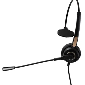 Professional Customer Service Headset Wired Headphone Cross-border Explosive Business Headphones Call Center Headset for Skype