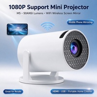 Projecteur 1080p M5, excellent mini-projecteur pas cher pour la revente, 50 ANSI lumens, Wifi, sans fil, projection d'écran de téléphone portable