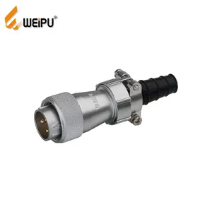 China factory Screw Installation Wire Cable Electrical Connector Power threaded 2/3/4/5/7pin Circular Connectors
