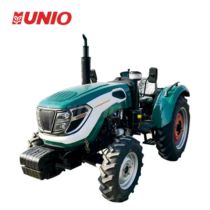 Venta caliente de alta eficiencia chino compacto 50HP 70HP 80HP 4WD agricultura mini tractor