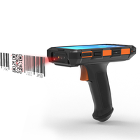 Lecteur de codes-barres 2D portable Android 13, terminal de collecte de données sans fil 5,5 pouces, NFC RFID PDA pour le contrôle d'accès et l'inventaire