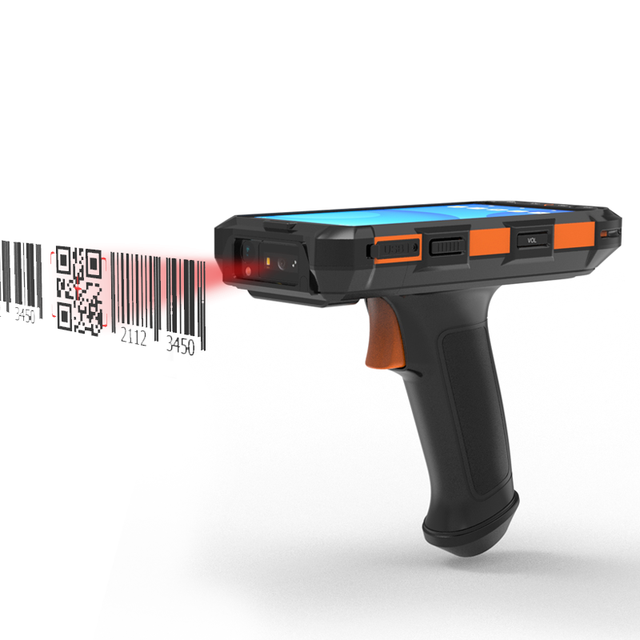 Android 13 Handheld 2D Barcode Scanner 5.5inch Cordless Data Collector Terminal NFC RFID PDA for Access Control and Inventory
