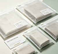 Bolsa con Cierre Mate Compostable y Biodegradable de PLA PBAT Esmerilado, con Logotipo Personalizado, para Embalaje de Telas Ecológicas Premium, Alta Resistencia Mecánica