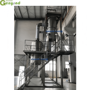 Hochwirksamer voll automatischer Vakuum verdampfer Doppeleffekt-Fallfilm verdampfer für Milch - Product Image 4