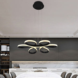 Hives – plafonnier LED <span class=keywords><strong>suspendu</strong></span> en aluminium et PVC, design moderne, <span class=keywords><strong>luminaire</strong></span> décoratif d'intérieur, idéal <span class=keywords><strong>pour</strong></span> une <span class=keywords><strong>cuisine</strong></span> connectée - Product Image 3