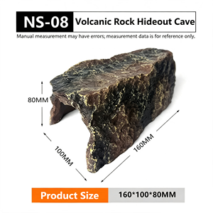 Gran oferta, reptil de resina, <span class=keywords><strong>Roca</strong></span>, Hábitat oculto, cueva, escondite, punto para Tortuga, lagarto, serpiente - Product Image 6