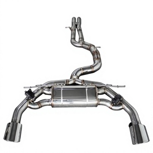 Escape de acero inoxidable Vortex con válvula intermedia para Audi RS3 2.5T EA855 2016-2024, silenciador de alto rendimiento para Hot Hatch. - Product Image 1