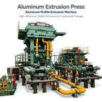 Machine d'extrusion d'aluminium 1250T à longue durée de vie, pour la production de billettes de 5 pouces et de barres d'aluminium de grande taille