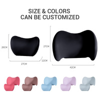 Kit de soutien lombaire et oreiller cervical ergonomique personnalisé OEM avec sangle réglable pour soulager les douleurs au dos et au cou, idéal pour la voiture et le bureau