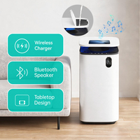 Purificateur d'air humidifiant 2-en-1 HEPA13 PM2.5 avec Wi-Fi et transmission audio sans fil – Vente directe usine