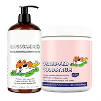 Glucosamine liquide et poudre de colostrum et multivitamines pour chien pour le bien-être et la santé des chiens d'aujourd'hui