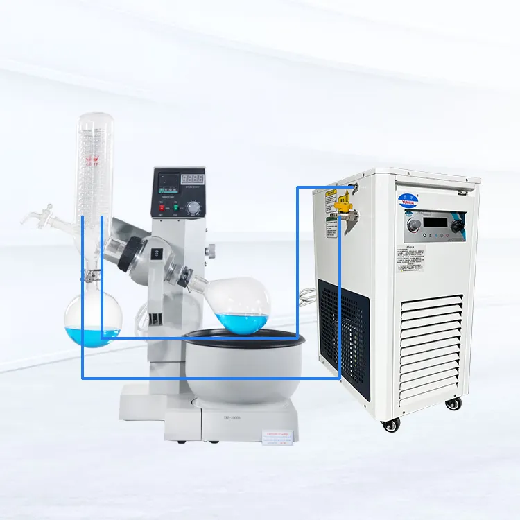 מעבדה הסירקולציה המחודשת מים chiller אוויר-קר מעבדה chiller -30 עבור rotovap רוטרי מאייד