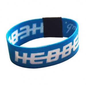 Fournisseur de bracelets d'identification en polyester personnalisés par sublimation avec logo imprimé pour conférences - Product Image 3