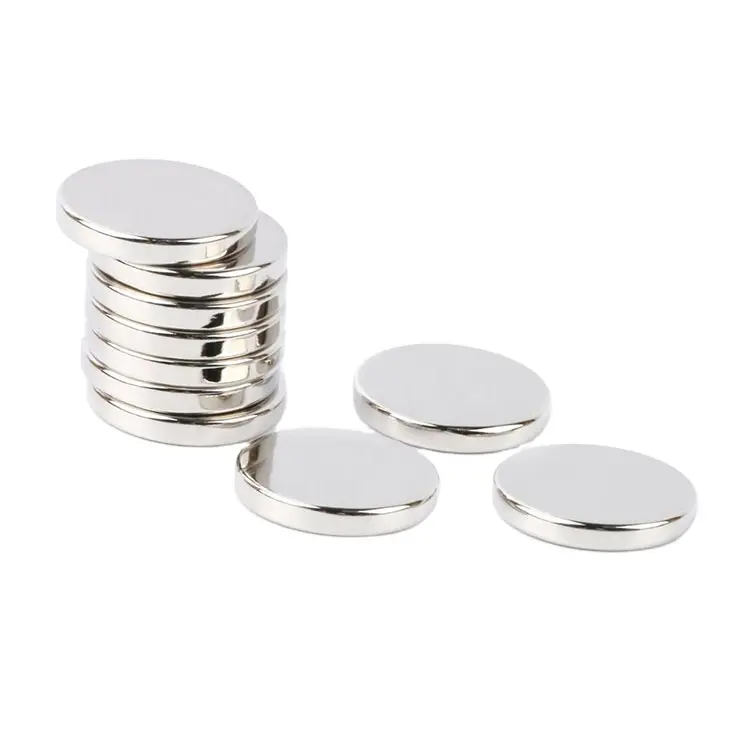 N35 super strongc round disc bulk gold-plated permanent neodymium magnet powerful for gift box electronic products