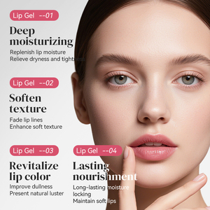 KORMESIC Private Label OEM Organic 16g Korean Fruit Two Color <b>Lip</b> Balm Avocado Strawberry Nourishing Moisturizing Fruit <b>Lip</b> Gel - Product Image 4