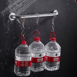 Barra de Agarre de Acero Inoxidable 304 para Bañera, Manija de Seguridad para Baño con Gancho para Almacenamiento de Botellas de Agua - Product Image 1