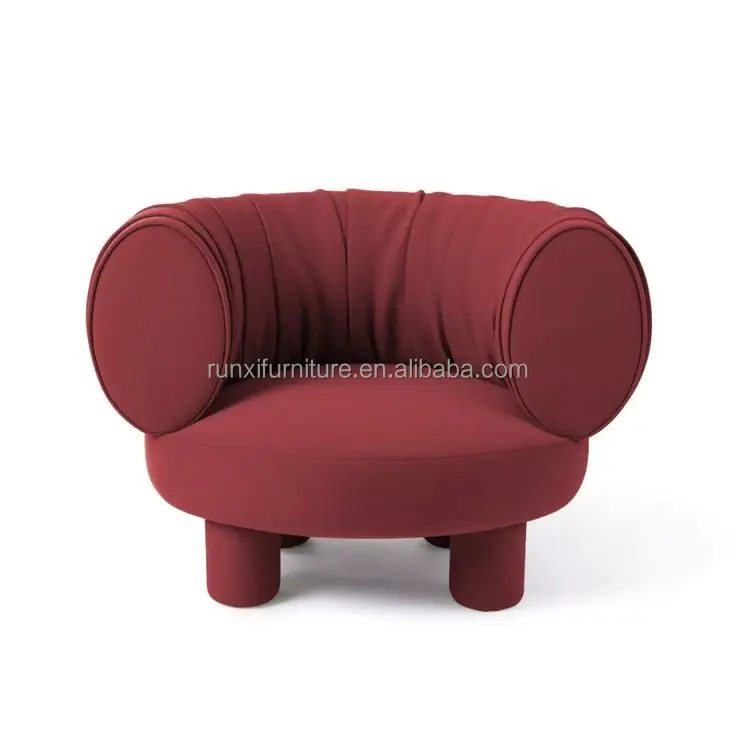 맞춤형 럭셔리 모던 호텔 로비 의자 거실 용 패션 게으른 그릇 모양의 레저 의자