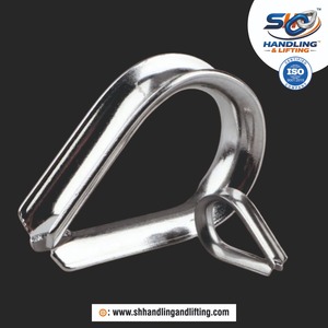Poinçon tubulaire en acier inoxydable 316 robuste pour protection d'extrémité de câble métallique, pour la manutention marine, la navigation et le levage - Product Image 6