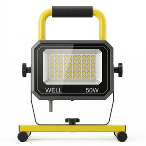 Lampe <span class=keywords><strong>de</strong></span> travail LED étanche Linsheng 50W 5000LM IP66 SJTW 18AWG rotative à 360° pour usage routier et jardin, certifiée ETL, garantie 1 an - Product Image 1
