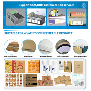 Kelier FI1000 ピザボックス段ボール紙袋用シングルパスインクジェットプリンター、多色印刷機（コンベア付き） - Product Image 5