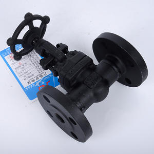 Vanne à boisseau en acier au carbone résistant aux hautes températures et à la pression avec bride pour chaudière - Product Image 1