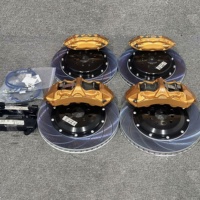 Kit de Frenos Grandes Hsingyik de 4 y 6 Pistones para Chrysler 300S 5.7 RWD 2015, Ruedas de 20 Pulgadas, Caliper Delantero GT6 y Trasero F40 con Rotor, Pastillas y Disco de Freno
