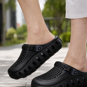 Nouvelles mules et sabots pour homme, confortables, à semelle épaisse, de type massage, personnalisables, style sport décontracté, vente en gros usine - Product Image 4