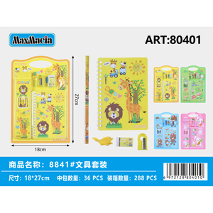 Mixed Pack 288 PCS <b>Kids</b> Stationery Set Notebook Pencil Eraser Sharpener-4 Colors B6 Size Hard Cover Spiral 100 Inner Pages <b>Diary</b> - Product Image 1