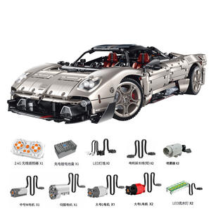 GULY 10657 Utopia, Coche de Carreras RC a Escala 1:8, Modelo de Bloques de Construcción, Control Remoto Eléctrico, Compatible con Moc Kit, Más de 800 Piezas - Product Image 1