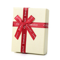 Boîtes cadeaux en papier de forme livre exquises avec ruban décoratif, emballage de rangement multi-usages pour bijoux