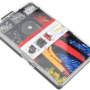 ชุดเครื่องมือจีบสายไฟสำหรับวิศวกรรมเคมี 1200 ชิ้น ชุดกล่องพลาสติกพร้อมคีมจีบและบล็อกขั้วต่อสำหรับงาน DIY - Product Image 1