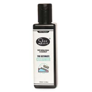 Kit de Limpieza de Zapatos Premium con Limpiador de Zapatos de 100 ml, Cepillo de Nylon y Paño de Microfibra para Zapatillas y Cuero - Product Image 1