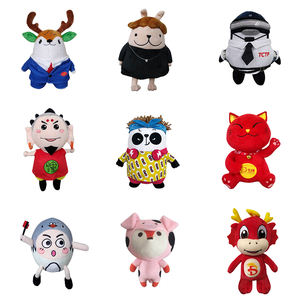 Лидер продаж, мягкая плюшевая игрушка с логотипом на заказ, милые животные, плюшевая игрушка для детей - Product Image 5