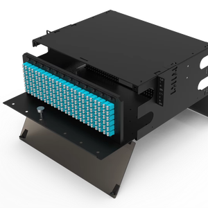 Panel de Distribución de Fibra Óptica ODF FRM-4RU-12X-TS-HD, Panel Adaptador de Riel Deslizante, 144/288 Puertos, para Proyectos de Cableado de Red - Product Image 3