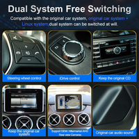 Autoradio de navigation tactile QLED compatible CarPlay, AM/FM DSP pour Mercedes Classe B 2013-2019, système NTG 4.5, GPS intégré