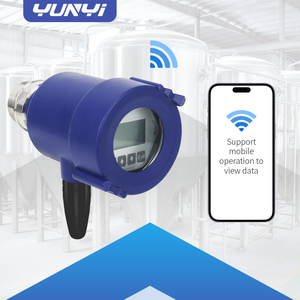 Sensor de Nivel por Radar Sin Contacto de Acero Inoxidable YUNYI, Rango de 0~30M, Medición Inalámbrica para Tanques de Agua y Procesamiento de Alimentos - Product Image 1