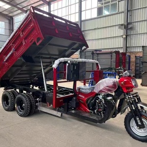 รถมอเตอร์ไซค์บรรทุก 350 ซีซี แบบ 9 ล้อ เครื่องยนต์เบนซิน ความเร็ว 70 กม./ชม. รถมอเตอร์ไซค์สามล้อเคลื่อนที่ได้ - Product Image 5