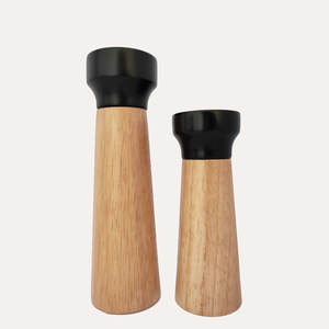 Molinillo manual <span class=keywords><strong>de</strong></span> madera personalizable para pimienta y sal, con núcleo <span class=keywords><strong>de</strong></span> cerámica, seguro y respetuoso con el medio ambiente - Product Image 3