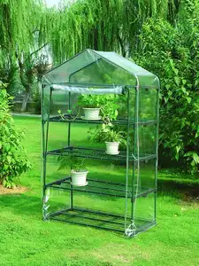 Ngoài trời PVC nông nghiệp nhà kính vườn lưới để bán cho trong nhà làm vườn nhà màu xanh lá cây